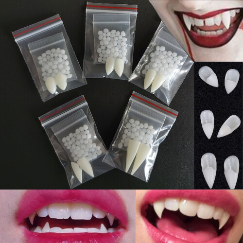 Decoration Halloween Vampire Dents De Dents Dentaires 1