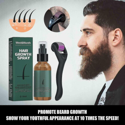 Beard Growth Kit, Beard Roller for Men, Beard Grooming Tools for Beard Rapid Growth And Thickening 2