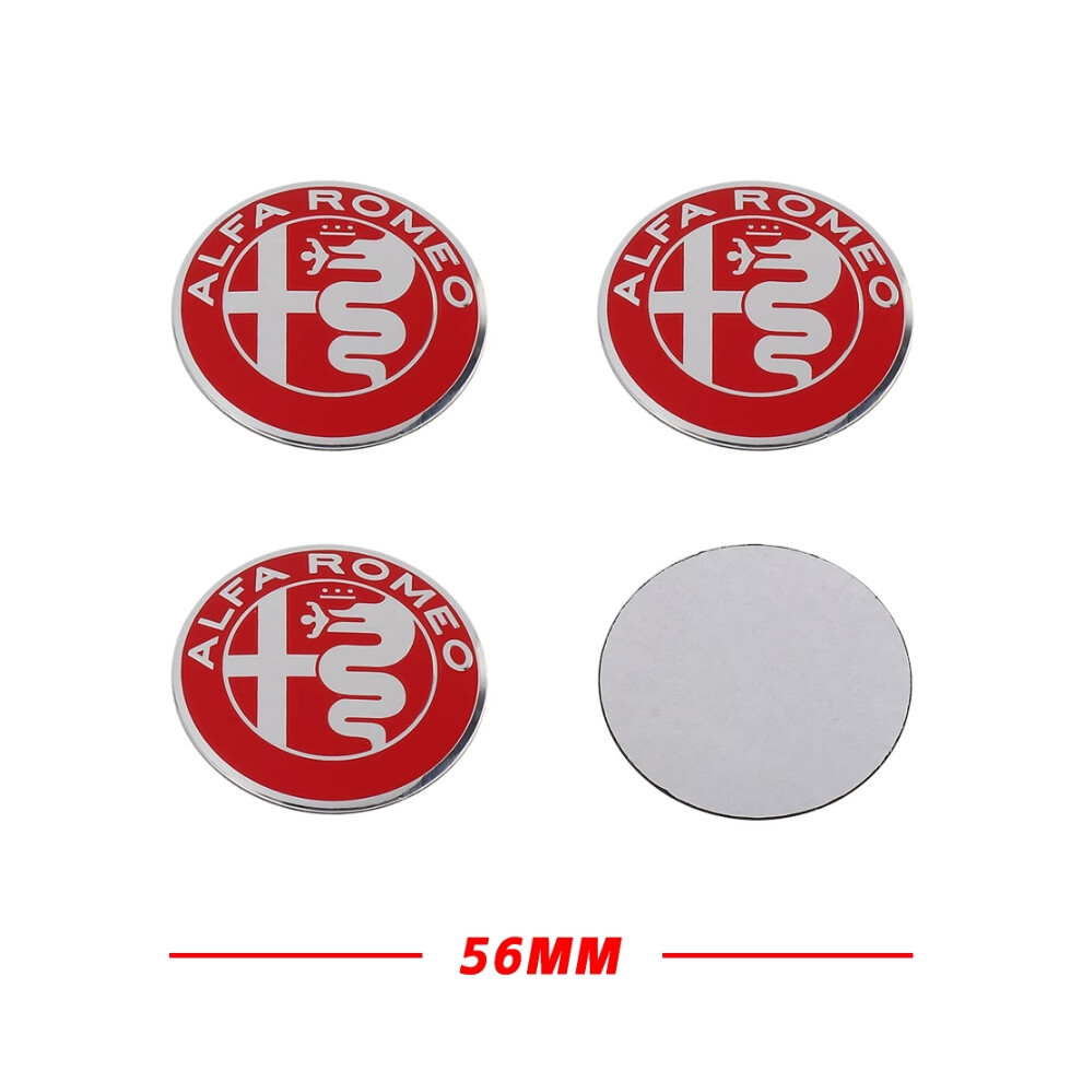 4Pcs 56MM Car Wheel Center Hub Caps Badge Tire Rim Covers For Alfa Romeo Giulietta 147 Giulia Spider GT MiTo Stelvio 159 TZ3-image-OPC-PHG8FFC-NEW