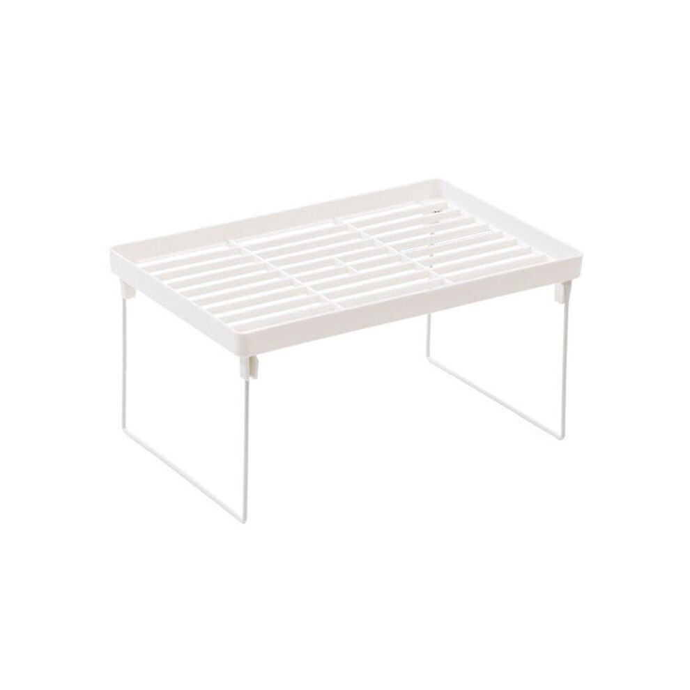 Photos - Doll Kikidex  Dormitory Storage Shelf Strong PP Metal Foldable Design Simple Style Desktop Display Shelf for Home Dorm (As show, One size)