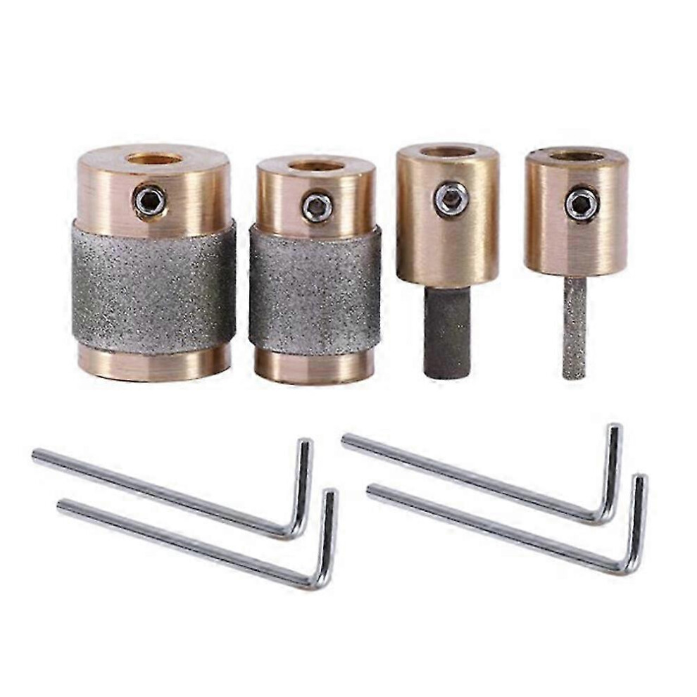 (As Show, One Size) 4Pcs Grinding Bits Grinder Head Compatible With Grinding Machine Repair Tools (Mcb18 Mcb14 Mcb01 Mcb34) 4909775755336
