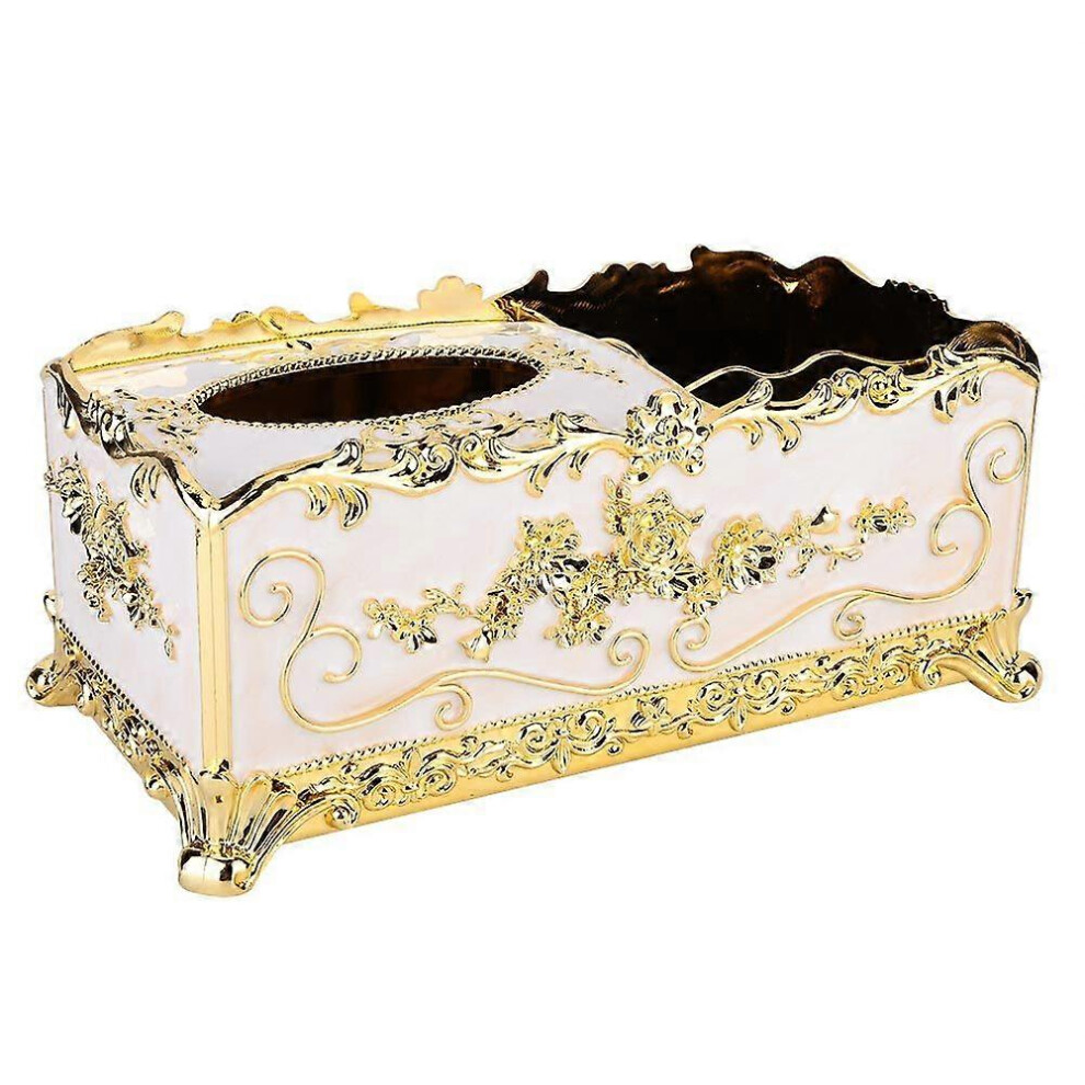 (As show, One size) European Exquisite Metal Tissue Case Box Holder  Hotel Decoration Supplies-image-OPC-PHG8H85-NEW