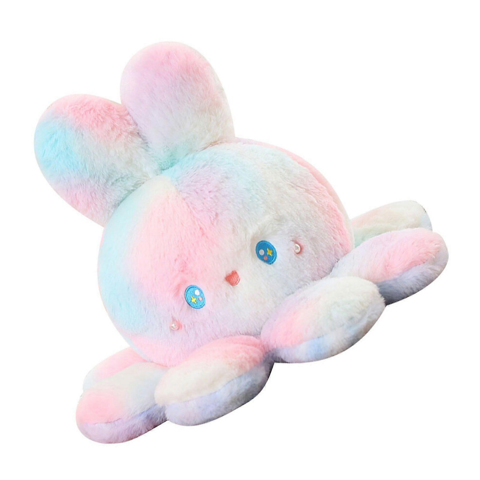 Photos - Other Toys Kikidex  Reversible Octopus Doll Gradient Color Cute Bunny Ear Octopus Plush Toy Double Sided Stuffed Animal Pink (As show, One size)
