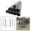 (As show, One size) 12Pcs Trampoline Pole Foam Sleeves,Trampoline Padding Replacement,Trampoline Protective Sleeves Foa 4