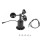 (As show, One size) 0-70M/S Wind Speed Sensor Environment Signal Output Pulse Type Three Cups Wind Speed Sensor Anemometer DC5-30V 1