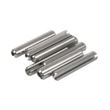 (As show, One size) 10Pcs M5x30mm 304 Stainless Steel Split Spring Roll Dowel Pins