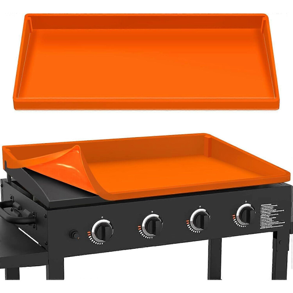 (As show, One size) Silicone Griddle Cover Mat for Blackstone: Grill Accessories 36 inch Full Wrap-Around Griddle Flat Top Cover Food-Grade Protection