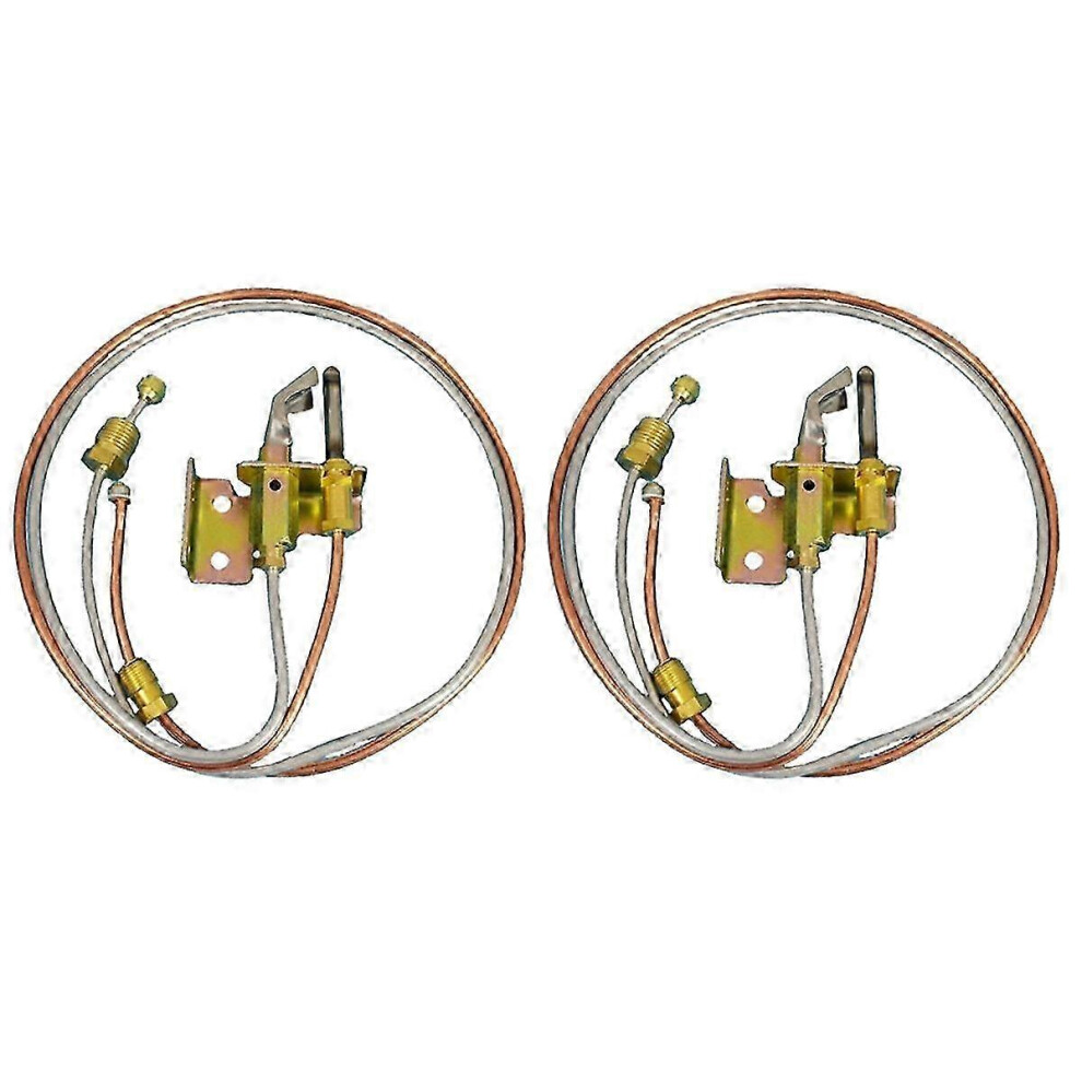 (As Show, One Size) 2X Natural Gas Water Heater Parts Pilot Assembly And Thermocouple 4909775731613