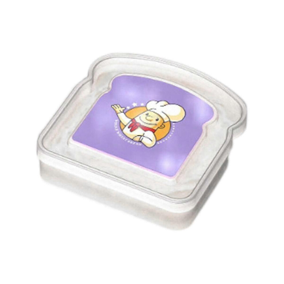 Kikidex (As Show, One Size) Reusable Sandwich Container Sealed Food Container Transparent Bread Box Food Portable Toast Sandwic