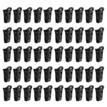 (As show, One size) 50 Sock Clips compatible with Washing Machine and Dryer, Laundry Clips, Socks Clothespin, Towel Clips compatible with Washi