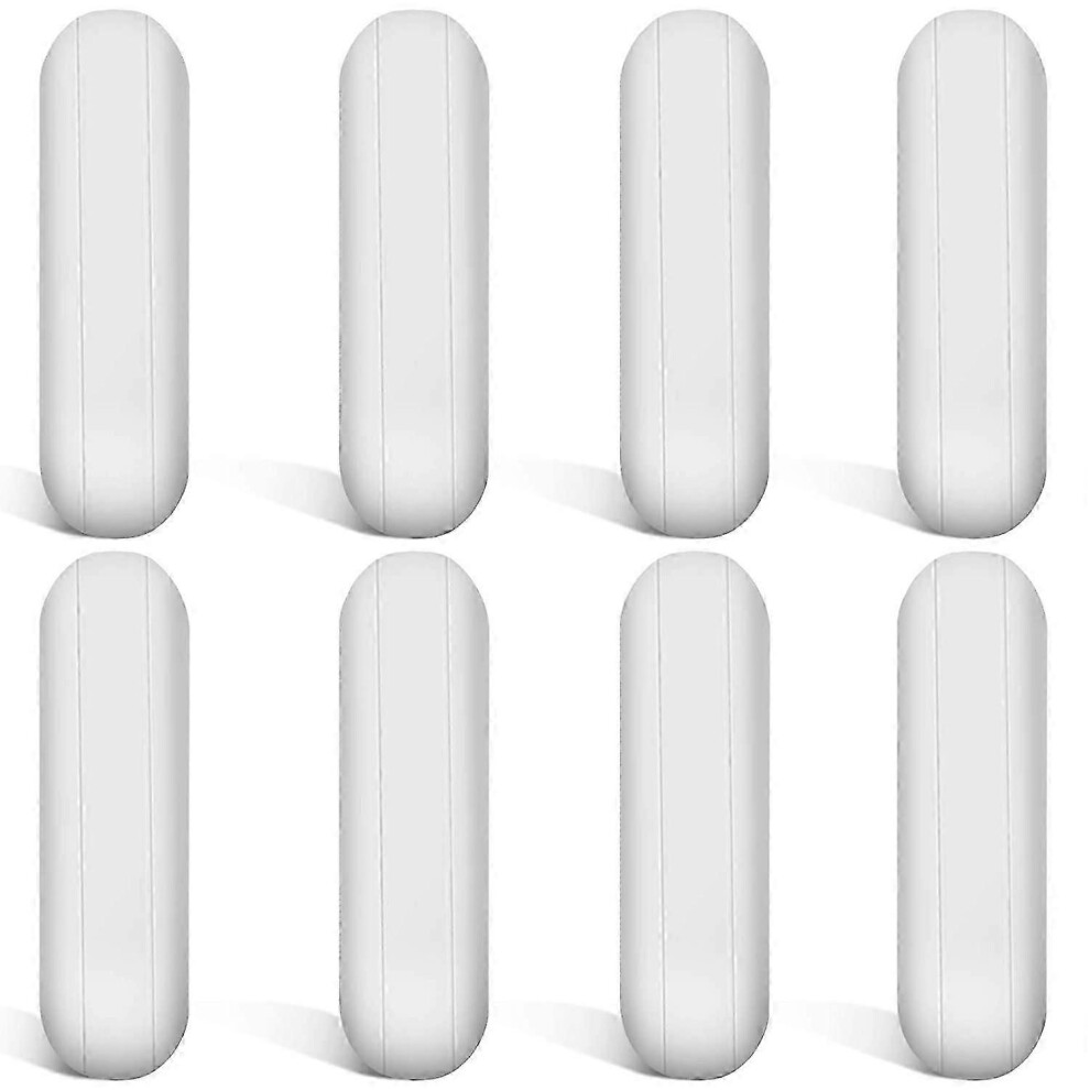 Kikidex (As Show, One Size) 8Pcs 8Mmx30 Mm Ptfe Magnetic Stirrer Mixer Stir Bar Stir Rod Magnetic Laboratory Bar Stir Plate Bar Stir Plate Magnet