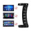 (As show, One size) Universal Car Steering Wheel Remote Control Button Multi-Function Wireless Bluetooth Control compatible with 2DIN DVD Player 2