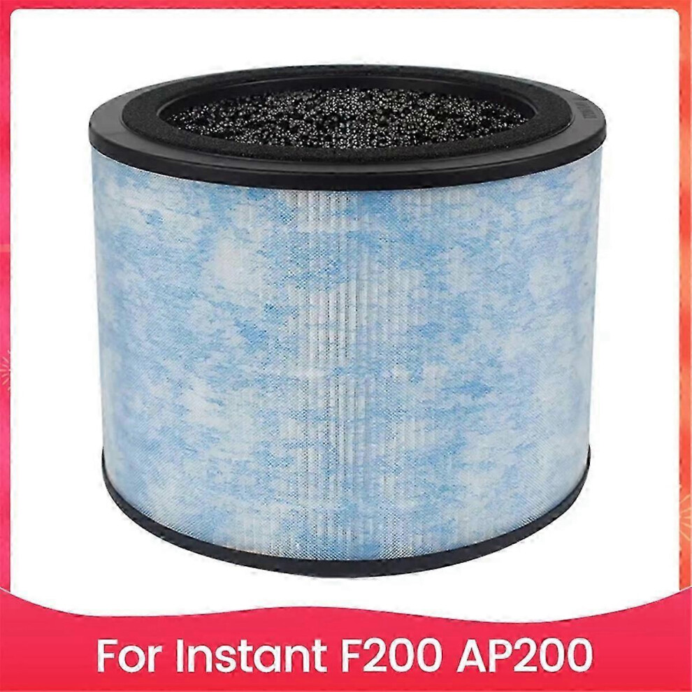 Kikidex (As Show, One Size) Ap200 Filter Compatible With Instant F200 Ap200 Air Purifier, H13 Grade True Hepa Filter And Activated Carbon Filter