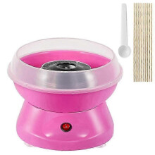 (As show, One size) Cotton Candy Machine compatible with Kids,Mini Electric Cotton Candy Maker with Splash-Proof Plate compatible with Home Kids Party,EU Plug