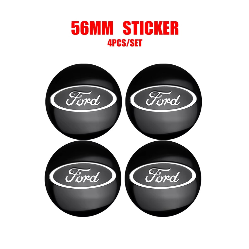 Car Styling Aluminum Wheel Hub Caps Sticker Emblem Decoration For Ford Mondeo Fiesta Ecosport Mustang Focus 2 3 4 Kuga Fusion-image-OPC-PHG8N9J-NEW