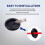 (As show, One size) 200Pcs 7Sizes Rubber Grommet Assortment Kit,Firewall Hole Plug Set Electrical Wire Gasket Solid Hole Plug Assortment Set 2