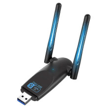 (As show, One size) USB Wifi Dongle, 5GHz USB Wifi Computer Drive-Free,1300Mbps USB3.0 WIFI Adapter,Support 11/10/8/7/Vista/XP, OS