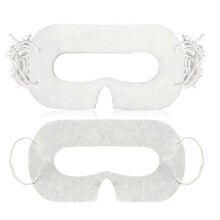 (As show, One size) 100Pcs Universal Disposable VR Eye Mask compatible with Quest 3 VR Headset Accessories Sweat Breathable Eye Cover