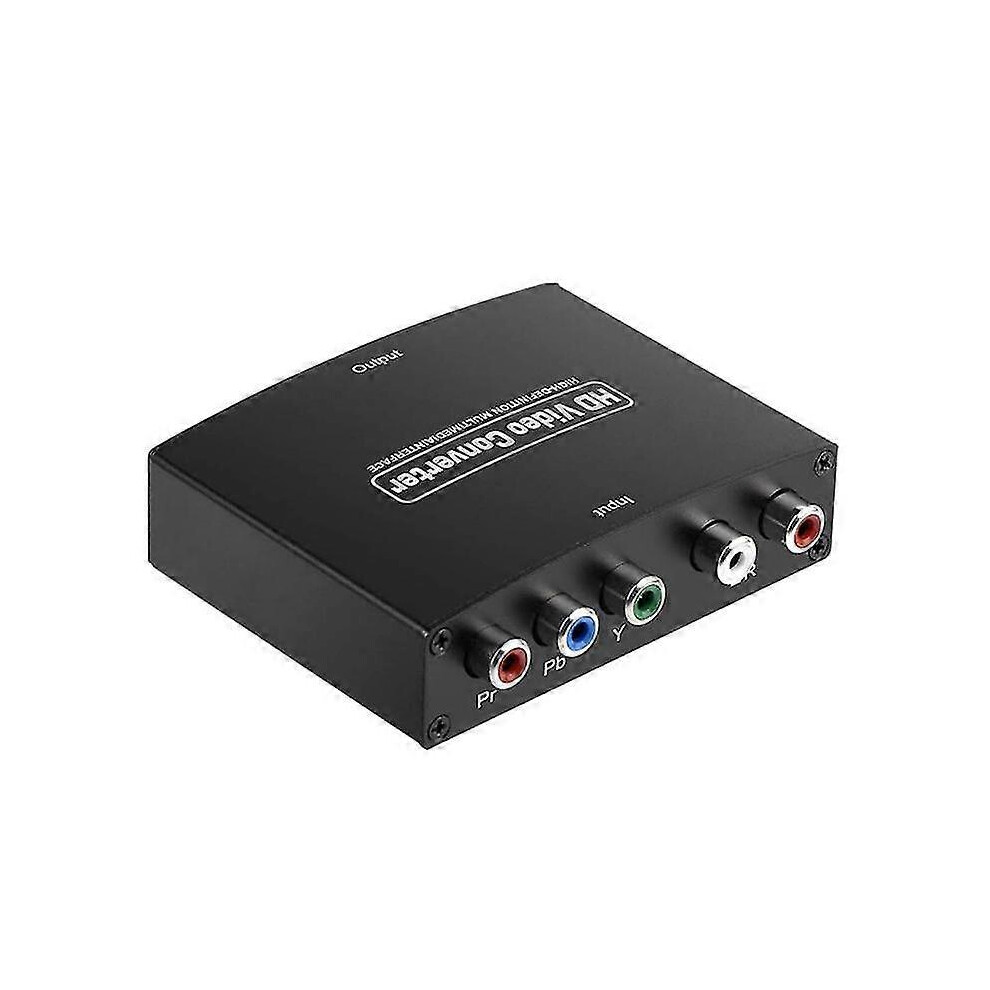 (As Show, One Size) Ypbpr To Hdmi Component To Hdmi-Compatible Hd Converter Ypbpr+L/Raudio To Hdmi-Compatible Converter 4909775744668