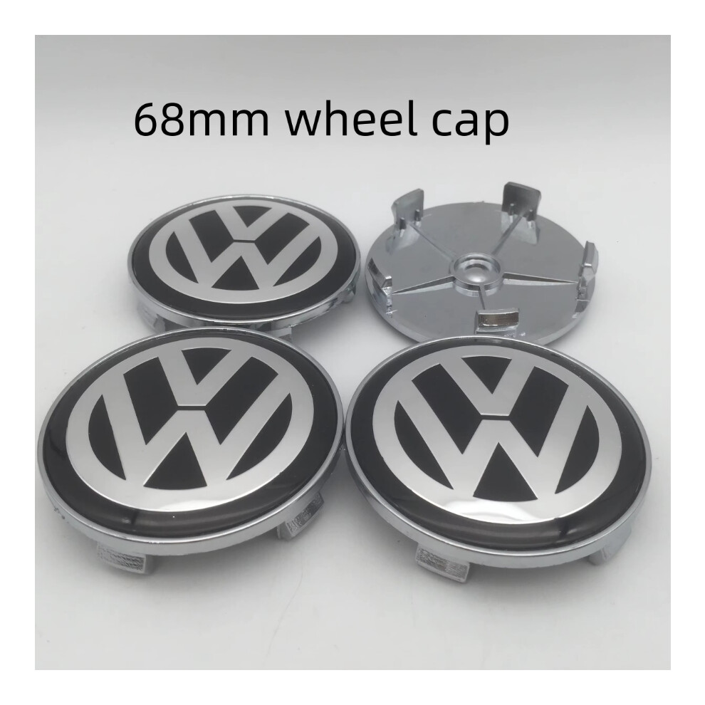 4pcs 3D black for 65mm Car emblem Wheel hub Center Cap Badge covers sticker Decal styling Accessories-image-OPC-PHG8WKW-NEW