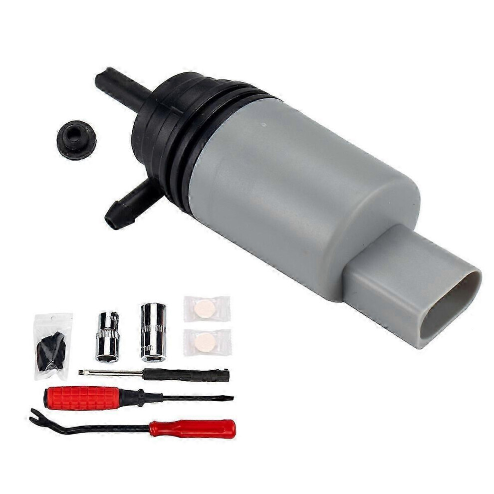 (As show, One size) 21323-232316A Windshield Washer Pump compatible with - E60 E61 E63 E64 E65 E66 E81 E87 E88 E90 E91 E92 67126934-image-OPC-PHG95QP-NEW