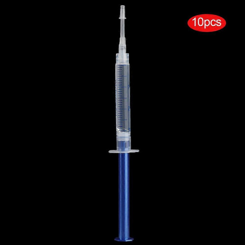 (As show, One size) 10pcs Professional Teeth Whitening Gel Dental Whitening Bleaching Oral Care Accessory (3ml)
