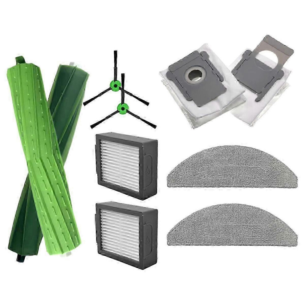 Kikidex (As Show, One Size) Compatible With Combo I5 / I5+ / J5 / J5+ Robot Vacuum Accessories Main Brush Hepa Filter Mop Dust Bag