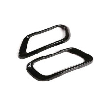 (As show, One size) compatible with X5 G05 2021 2022 Car Exhaust Muffler Tail Pipe Trim Cover Stainless Steel Exterior Accessories