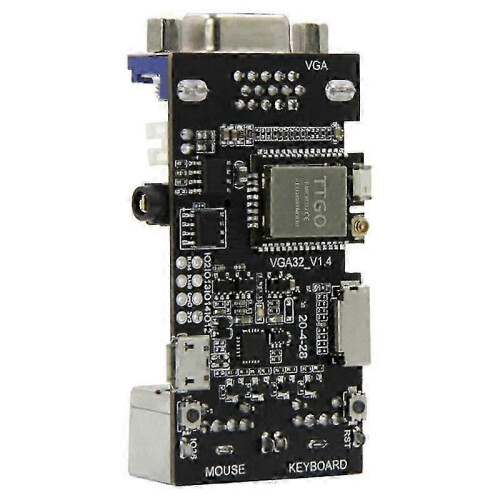 (As show, One size) VGA32 VGA ESP32 PSRAM Module V1.4 Controller PS/2 Mouse Keyboard Graphics Library Game ANSI/ Terminal Circuit 1