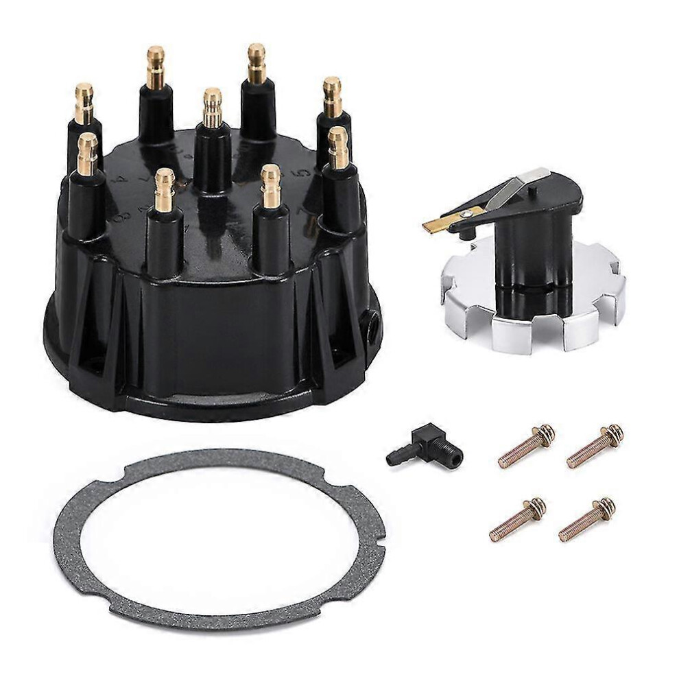 (As Show, One Size) Distributor Cap Kit 187523 805759Q3 Compatible With Mercruiser Engine V8 5.0L With Iv And V Hei Ignition 4909775739152