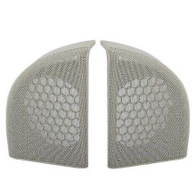 (As show, One size) 2Pcs Car Front Door Speaker Cover Trim Speaker Grille compatible with Mercedes- CLC-Class Coupe W203 2008-2011