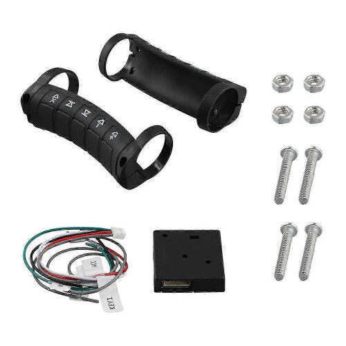 (As show, One size) Universal Multi-Function Wireless Steering Wheel Controller Bluetooth DVD Navigation Buttons Controller LED Wireless 2