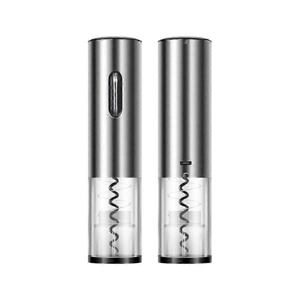 Kikidex (As Show, One Size) Electric Wine Opener Set Automatic Opener Reusable Corkscrew With Foil Cutter Compatible With Wine Lovers Gift