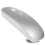 (As show, One size) Wireless Bluetooth Mouse compatible with Surface GO Pro X Rechargeable Silent Mouse compatible with Surface Pro (Silver) 1