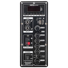 (As show, One size) 12V Amplifier Board Speaker Amplifier Bluetooth AUX TF-Card U-Disk Recording 6-12Inch 80W Speaker Panel Board