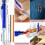 (As show, One size) 2.8mm Solid Carpenter Mechanical Pencil with Sharpener compatible with Woodworking Construction Long Carpenter 4