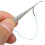 (As show, One size) 12Pcs Suture Practice Thread Individual Package Suturing Thread Set with CurvedNeedle and Nylon Materials (4/0) 4