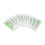 (As show, One size) 12Pcs Suture Practice Thread Individual Package Suturing Thread Set with CurvedNeedle and Nylon Materials (4/0) 1