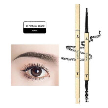 (1  Black 1pc) 1~5PCS Long-lasting Makeup Lasting Cosmetic Natural Eyebrow Pencil Waterproof 6 Colors Fashion 24k Gold Eyebrow Pencil