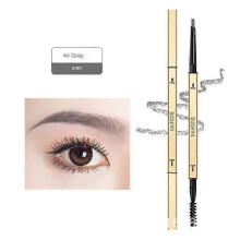 (4  Gray 1pc) 1~5PCS Long-lasting Makeup Lasting Cosmetic Natural Eyebrow Pencil Waterproof 6 Colors Fashion 24k Gold Eyebrow Pencil