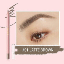 (Style A 1pc) Waterproof Makeup Eyebrow Cosmetics Easy To Wear Eyebrow Pencil Black Brown Precision Sweat-proof
