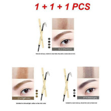 (Mix A 3 pcs) 1/2/3PCS Automatic Brow Pencil With Brush 5 Professional Miniature Pencils Natural Lifting Eyebrow Pencil Eye