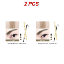 (Style D 2pcs) 1/2/3PCS Automatic Brow Pencil With Brush 5 Professional Miniature Pencils Natural Lifting Eyebrow Pencil Eye