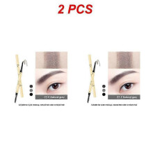 (Style C 2pcs) 1/2/3PCS Automatic Brow Pencil With Brush 5 Professional Miniature Pencils Natural Lifting Eyebrow Pencil Eye
