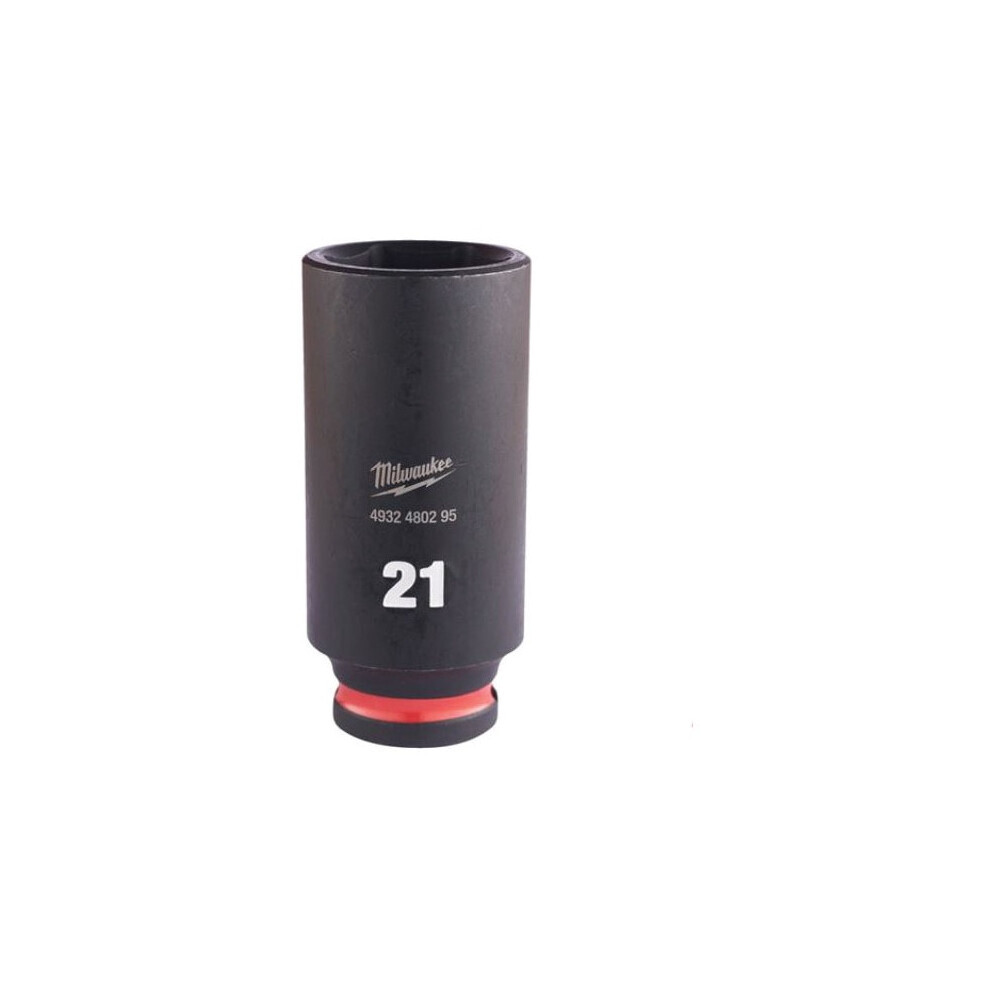 3/8"SQ Drive Shockwave Impact Socket 21mm Deep-Ii