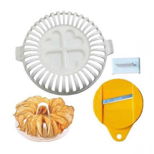 Microwave Potato Chip Maker with Potato Chip Slicer, Kitchen Snack Baking Gadget