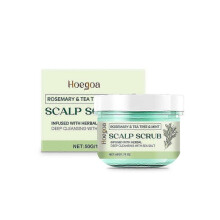 Hoegoa Rosemary Hair Facial Scrub Gentle Nourishing Hair Scalp Care Cleaning Facial Scrub