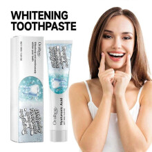 Hyaluronic Acid Dual-Effect Whitening Toothpaste, Hyaluronic Acid Cavity Protection Toothpaste, Freshens Breath Reduces Plaque Fights Bad Breath
