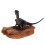 Artificial Dinosaur with Platform Ornament Aquarium Landscape Fish Tank Decor 1