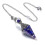 Chakra Crystal Pendulum Hexagonal Reiki Healing Crystal Points Gemstone Dowsing Pendulum for Divination 1